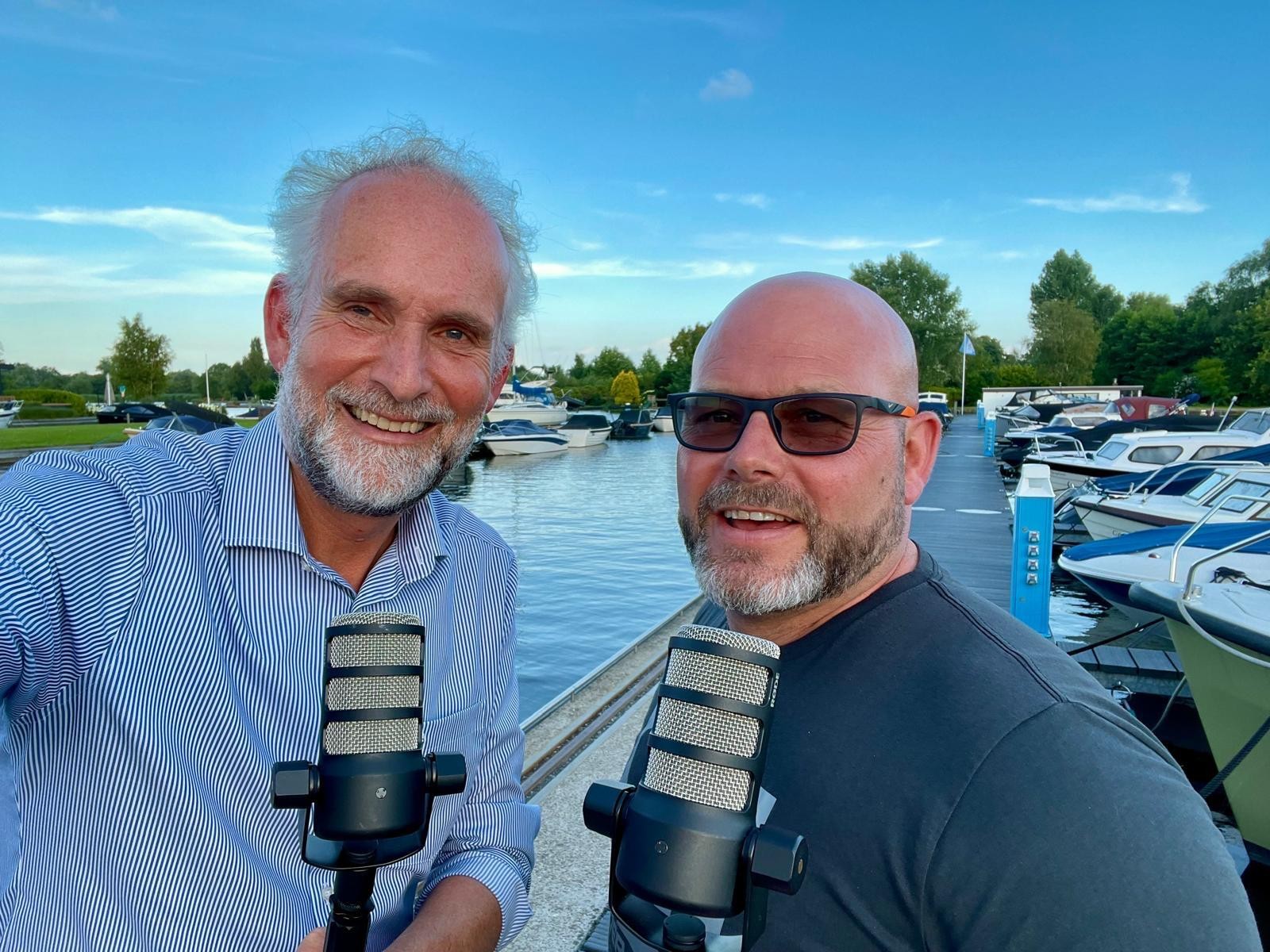 Ondernemerspodcast Ron Leegwater en Arnaud Brouwer - Jachthaven Stenhuis Aalsmeer