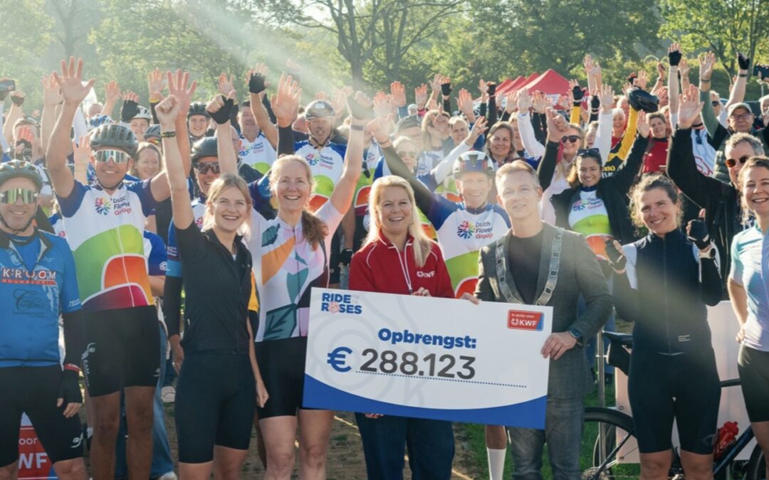 Nieuw Ondernemend Aalsmeer 1 Ruim 1.500 deelnemers fietsen en lopen mee tijdens Ride for the Roses in Aalsmeer