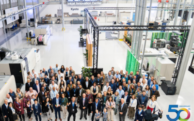 SCREEN Europe viert 50 jaar bestaan van leiderschap in de industrie en inkjetinnovatief